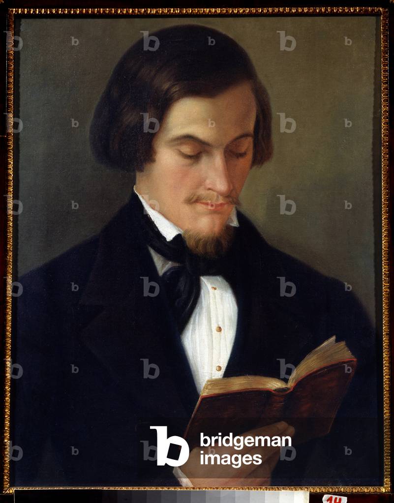 Portrait Of The Poet Heinrich Heine (1797-1856), 1842 (paint)