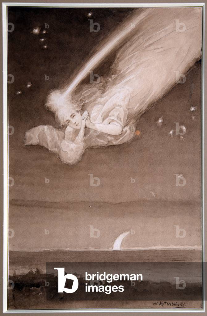 Filante Star (Fallender Stern), 1910 (Aquarell)