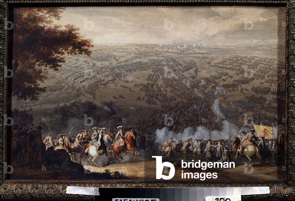 Immagine di Incisione "La battaglia di Poltava (Pultawa) il 27 giugno 1709 (La battaglia di Poltava il 27 giug