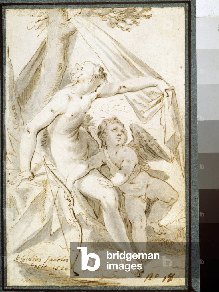 Venere e Cupido, 1600 (disegno)