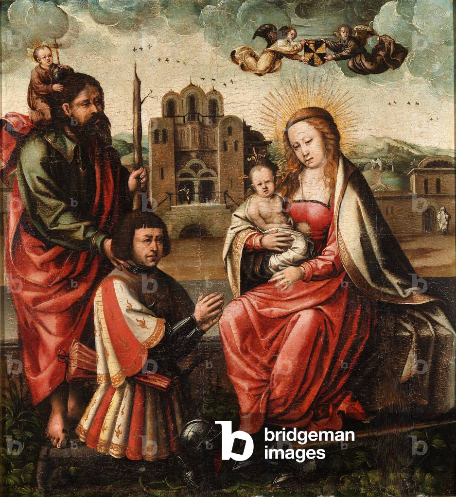 The Virgin of Cristopher Columbus with Saint Christopher 1540 (oil on wood)