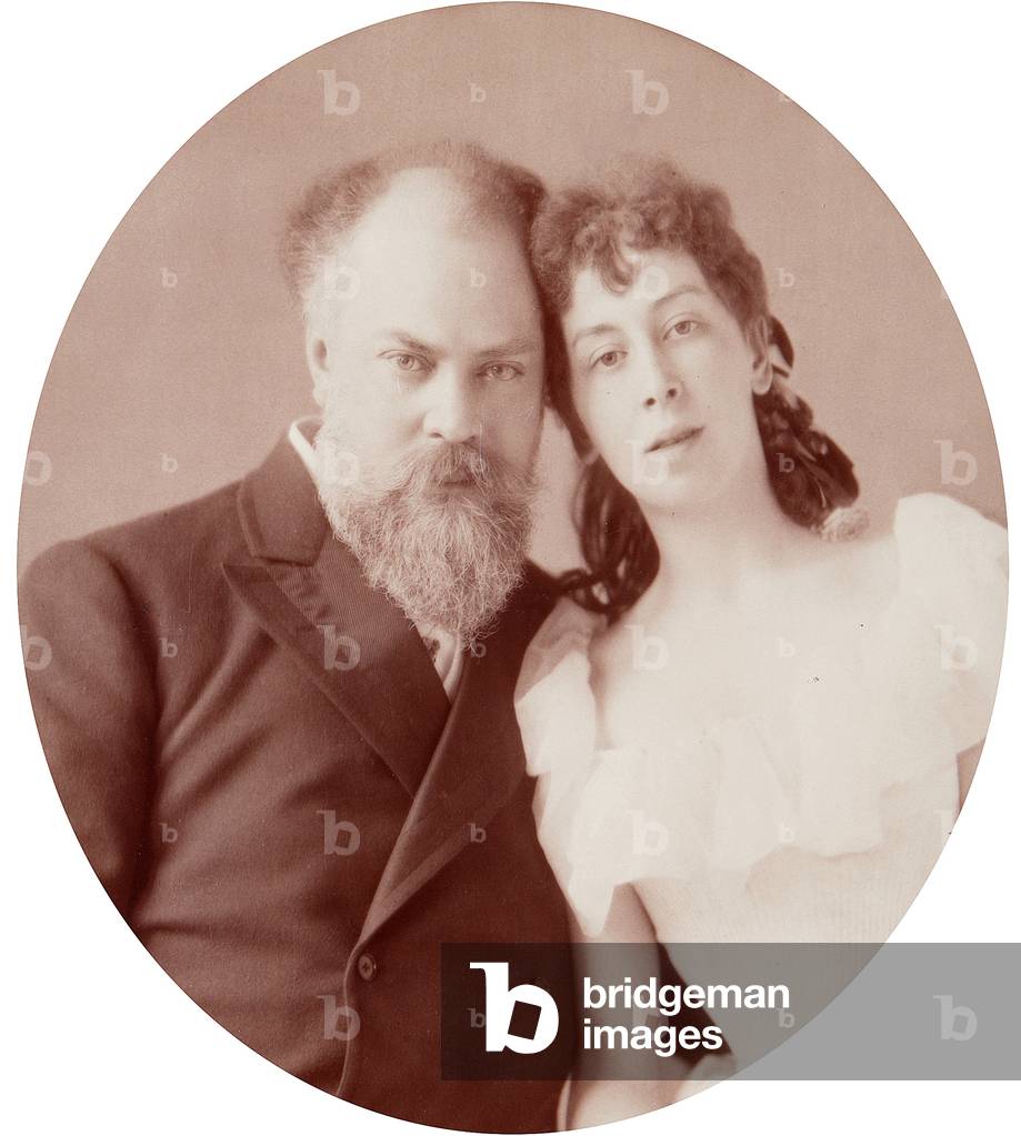 Portrait Of The Artist Konstantin Yegorovich Makovsky (1839-1915) With His Wife, 1880 (photo)