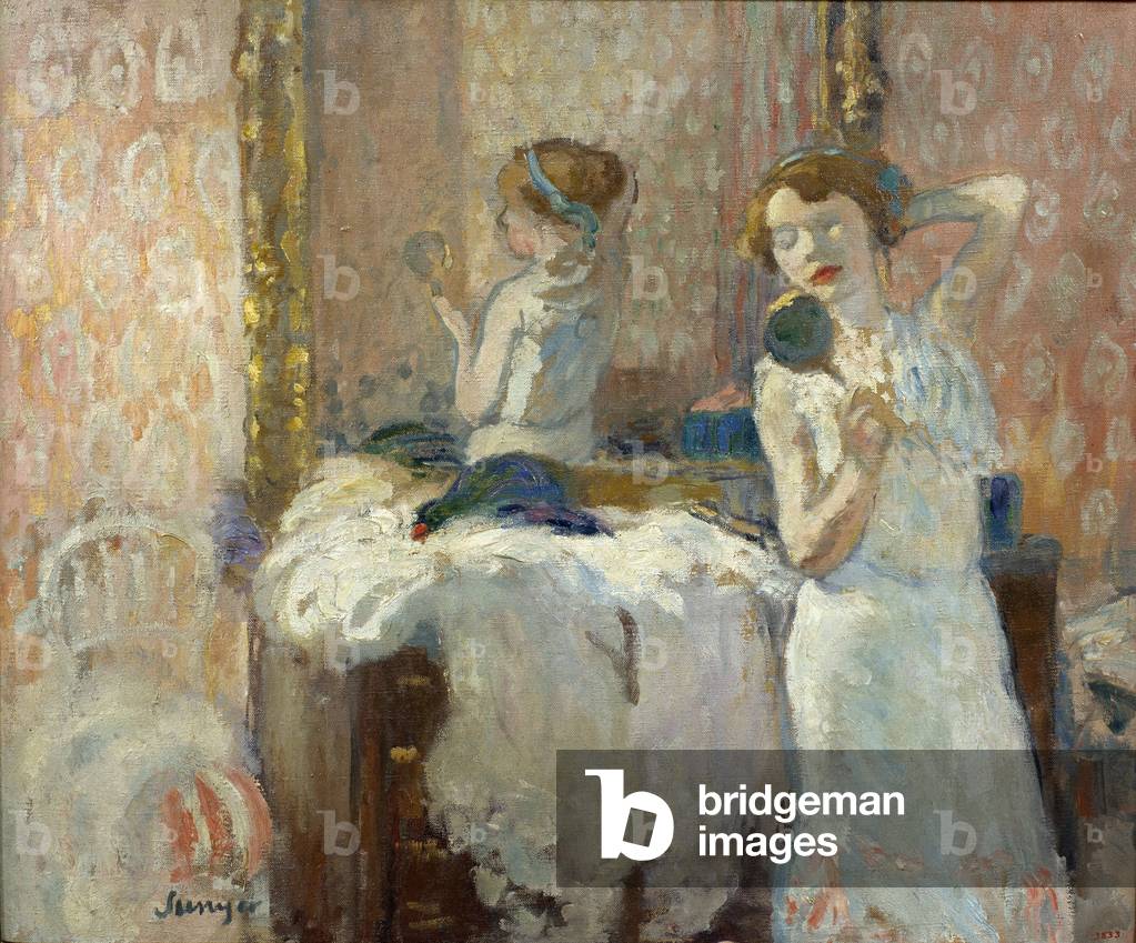 Spiegel, 1905-07 (Öl auf Leinwand)