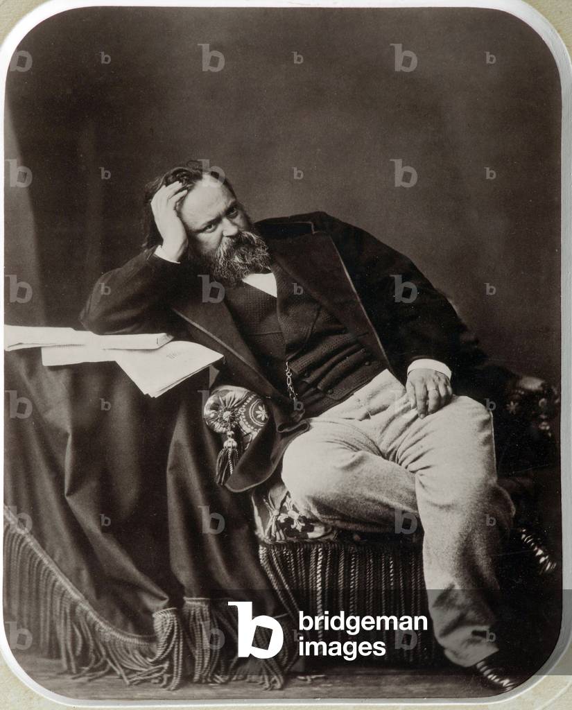 Portrait of Aleksandr Ivanovich Herzen (1812-1870), 1861 (photograph)