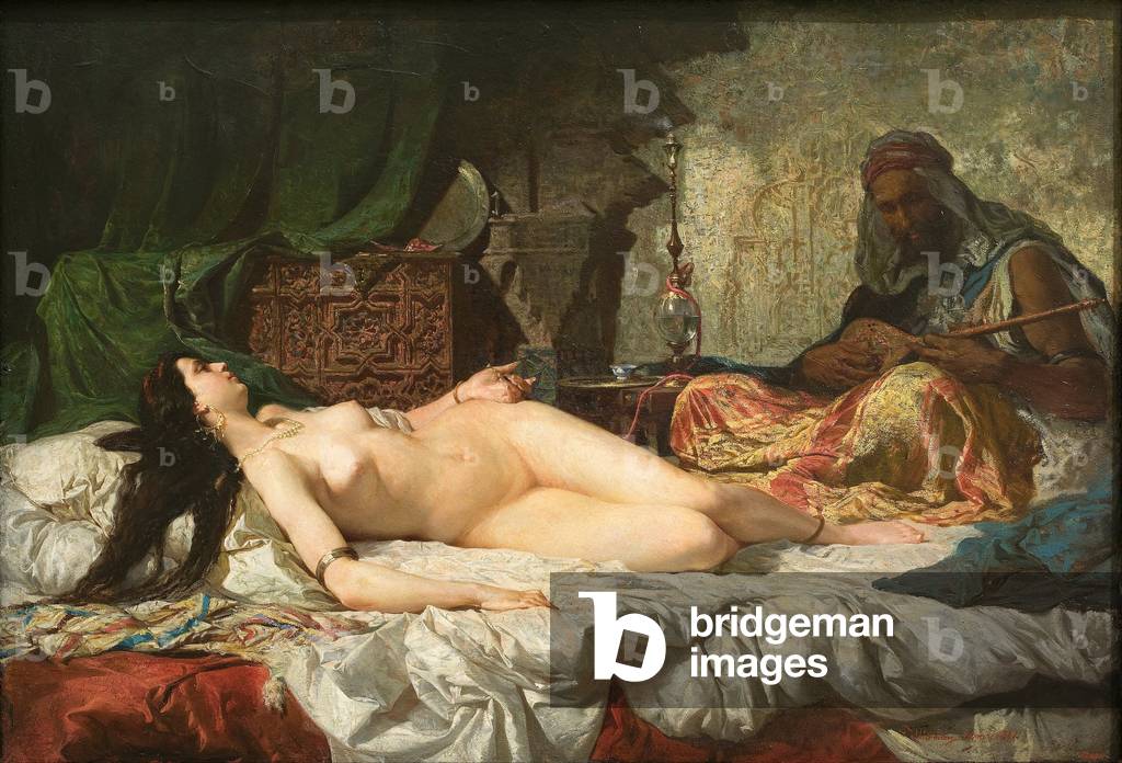 Die Odaliske, 1861 (Öl auf Leinwand)