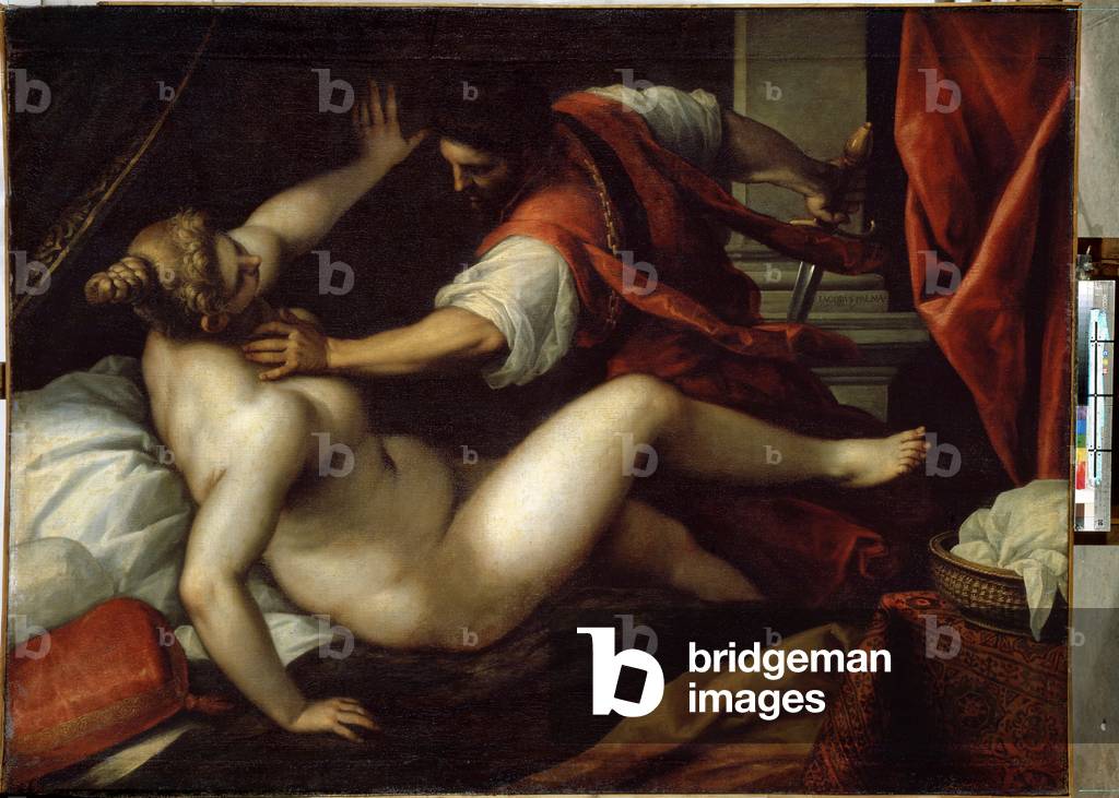 Tarquinius und Lucretia (Öl auf Leinwand)