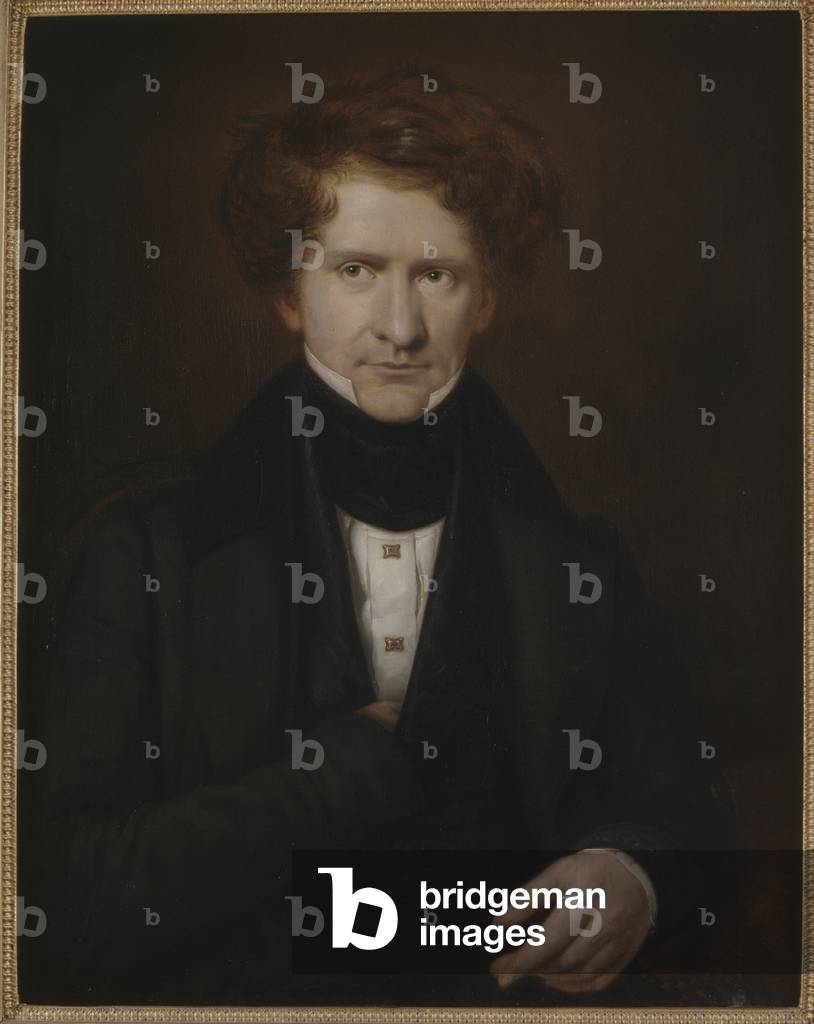 Portrait of the Adolf Fredrik Lindblad (1801-1878), 1835 (oil on canvas)