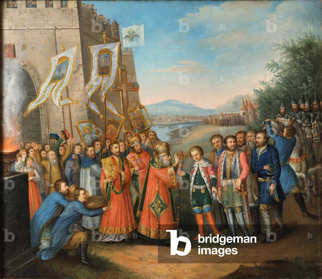 Michel I of Russia (1596-1645), 19th century (oil on canvas)