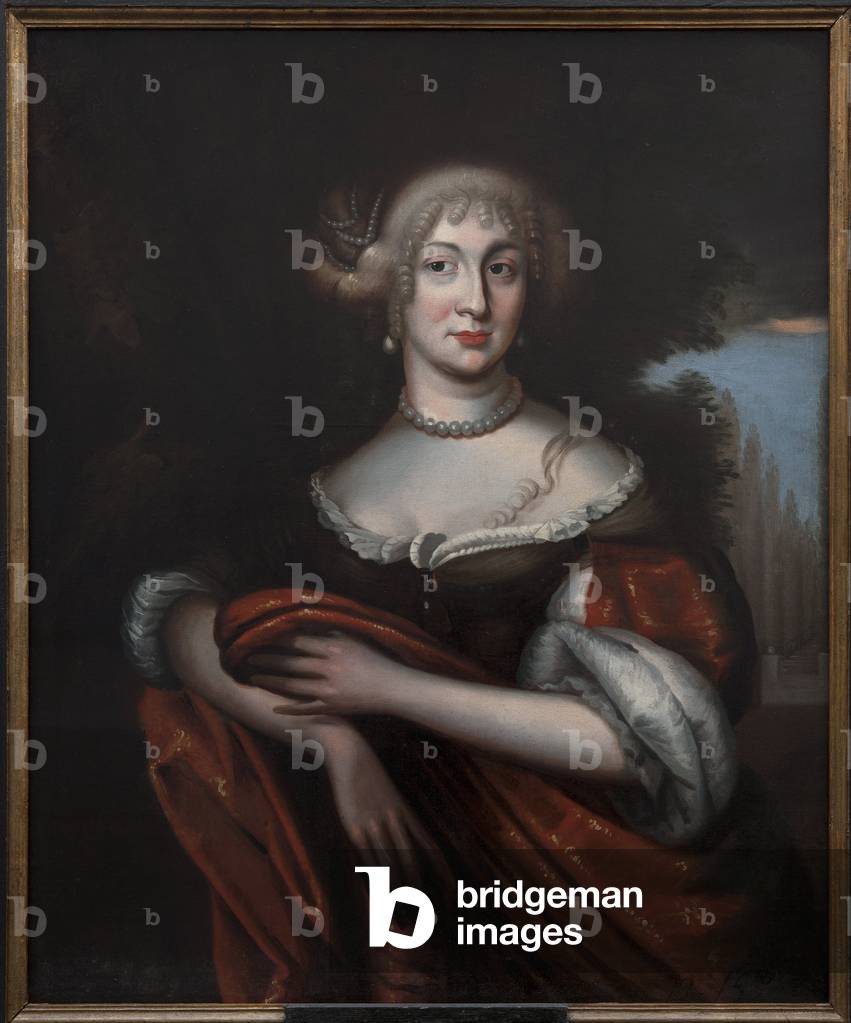 Sophie Amelie de Nassau Siegen, German princess, Duchess of Courland (Latvia), 17th century (oil on canvas)