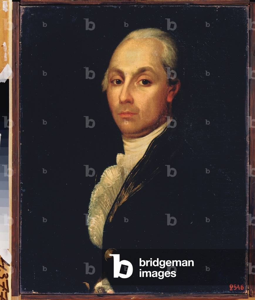 Portrait of the writer Alexandre Radishchev (Radichtchev) (1749-1802), 1790 (oil on canvas)