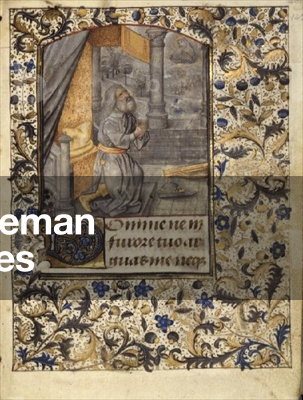 Ms 86 f.142r King David kneeling in prayer from a Book of Hours 1480
