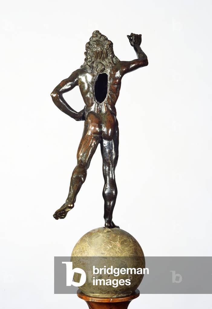 Mercury Taking Flight, c.1515 (copper alloy, breccia & wood)