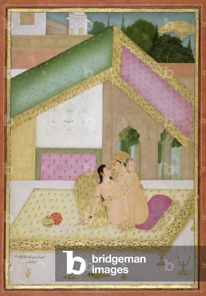 Il piacere privato del principe Bedar Bakht, figlio dell'imperatore Muhammad Azim di Gulam Quadir, Bikaner, Ra