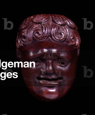 Comedy Mask of a Youth, c.4th century (frit imitating porphyry)