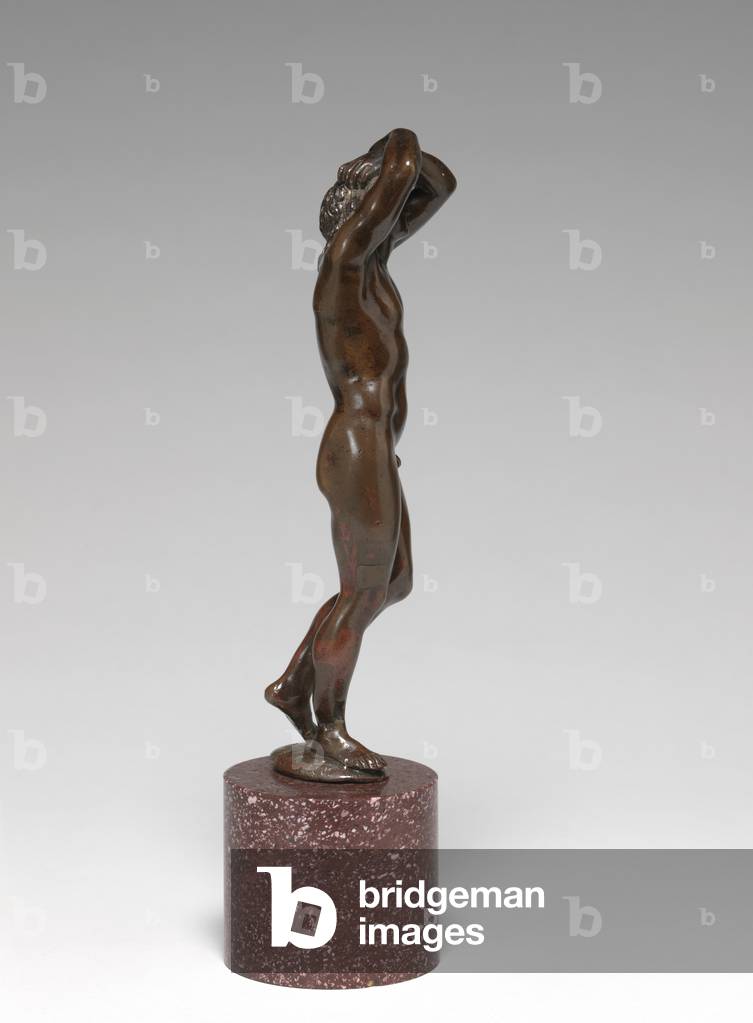 Standing Youth, known as Narcissus, c.1650 (copper & bronze)