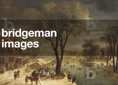 Scena invernale con pattinatori su un fiume ghiacciato, 1617 (pannello)