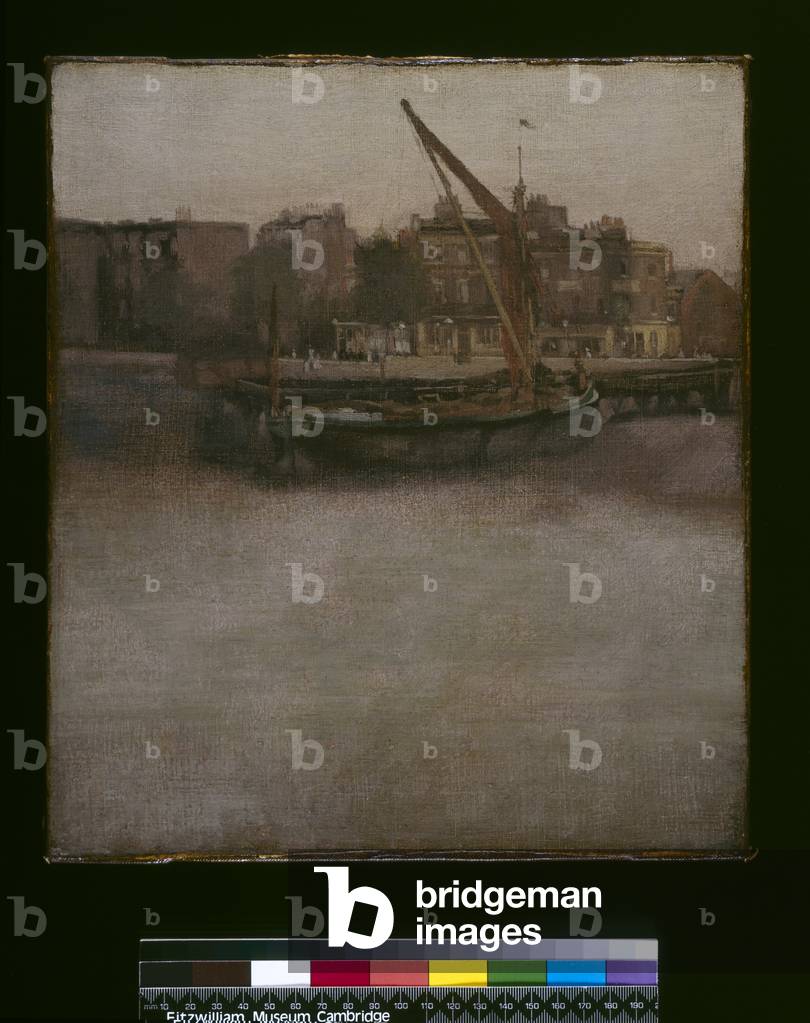 Symphony in Grey and Brown (Lindsey Row, Chelsea), c.1834-1948 (oil on canvas)