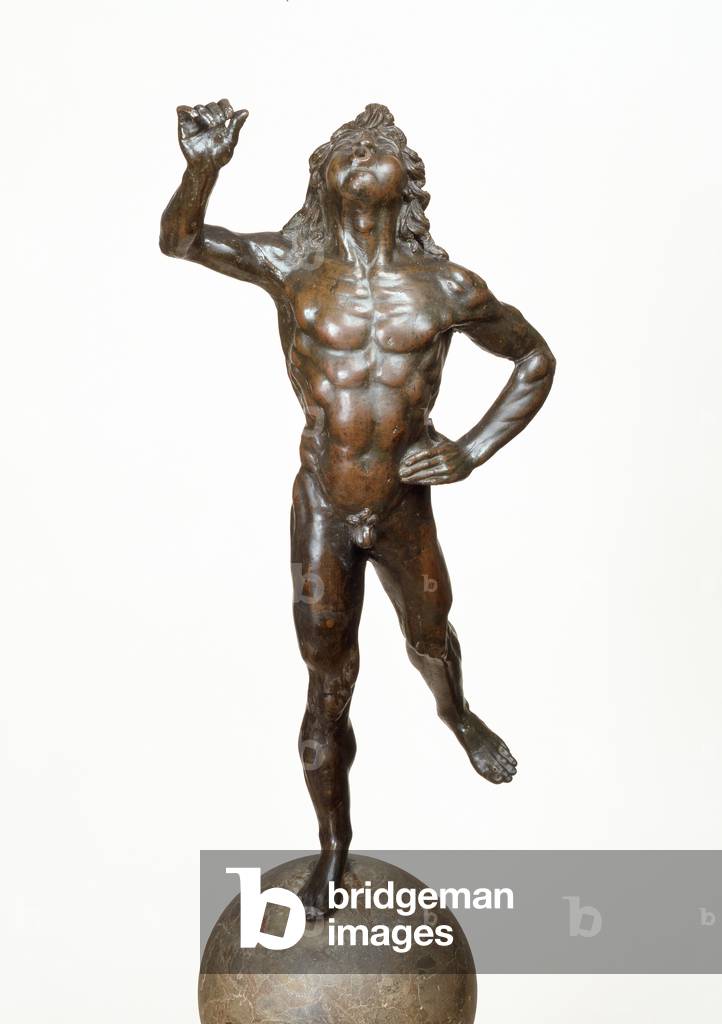 Mercury Taking Flight, c.1515 (copper alloy, breccia & wood)