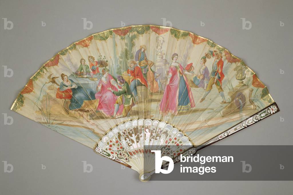 Folding Fan, possibly Venetian, c.1720