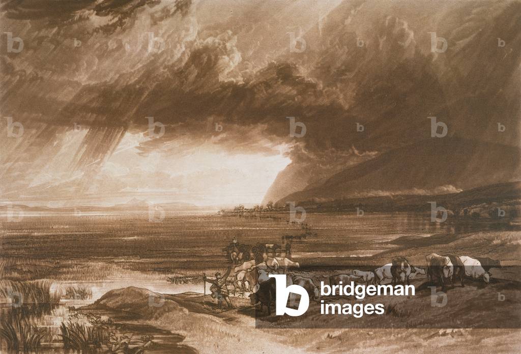 F.52.I Solway Moss, from the 'Liber Studiorum', engraved by Thomas Lupton, 1816 (etching)