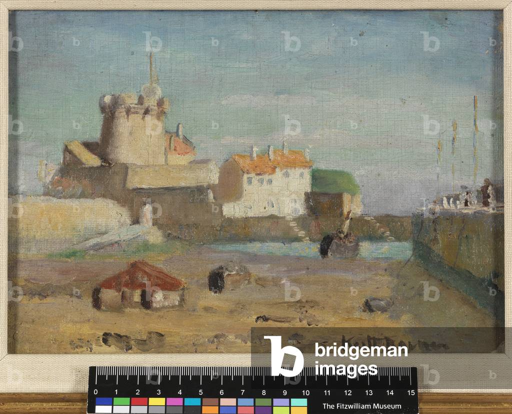 St Jean-De-Luz, 1911 (oil on canvas board)