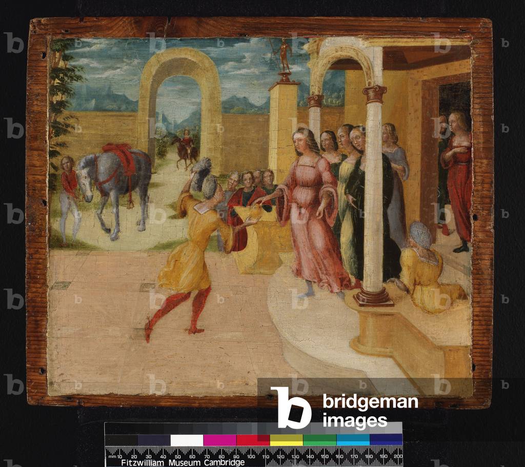 Unidentified classical subject, before 1555 (egg tempera on panel)