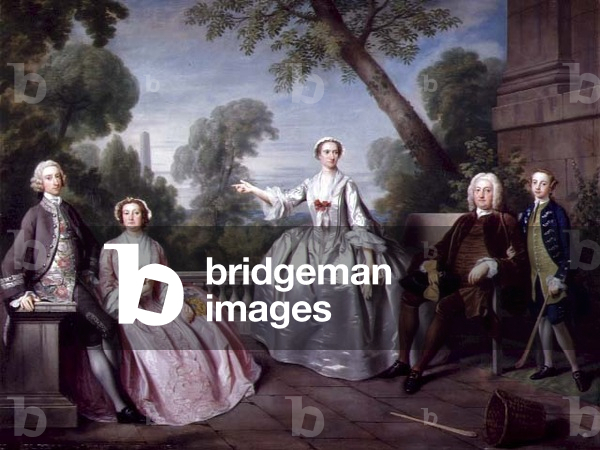 The Andrews Family, 1749 (oil on canvas)