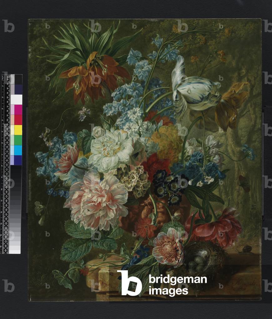 Vase of flowers, before 1831 (oil on panel)