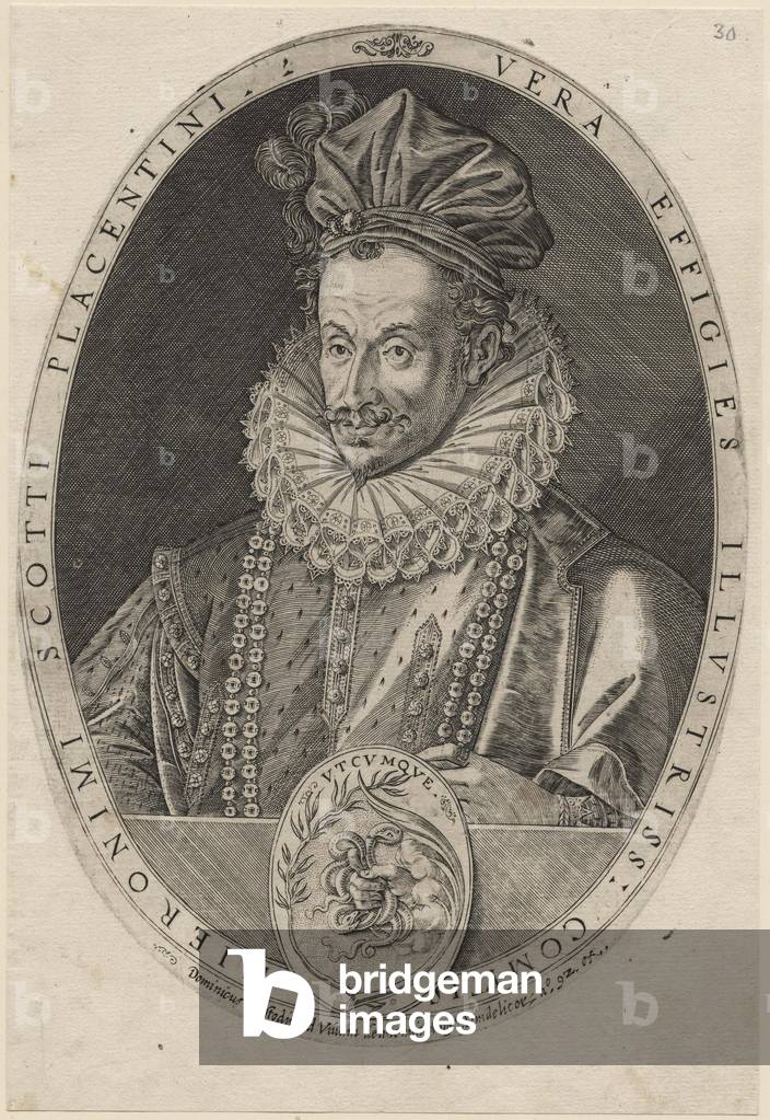 Jeronimo Scotto, before 1615 (engraving, black carbon ink on paper)