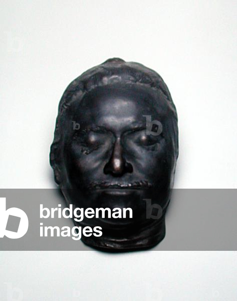 Maschera Morte di Pietro il Grande (1672-1725) (bronzo)