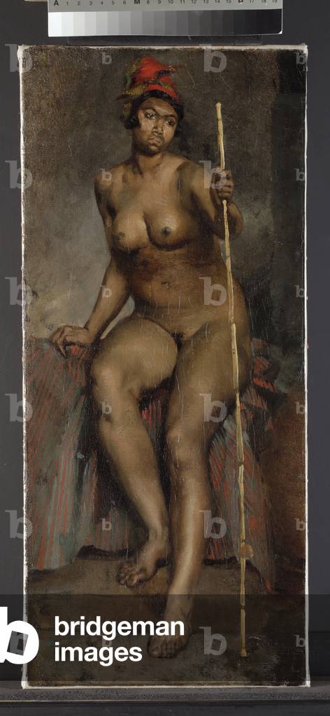 Study of a mulatto woman, 1820-25 (oil on canvas)