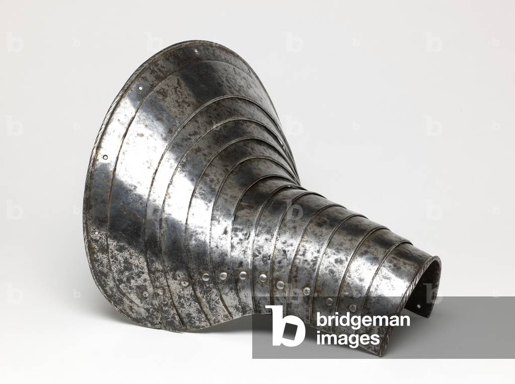 Leg-defence for the right foreleg of a horse, 1550 (steel)