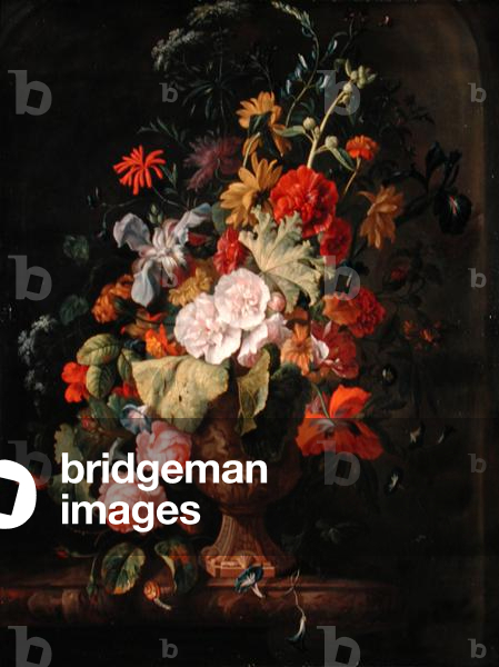 vaso di fiori olio su tela