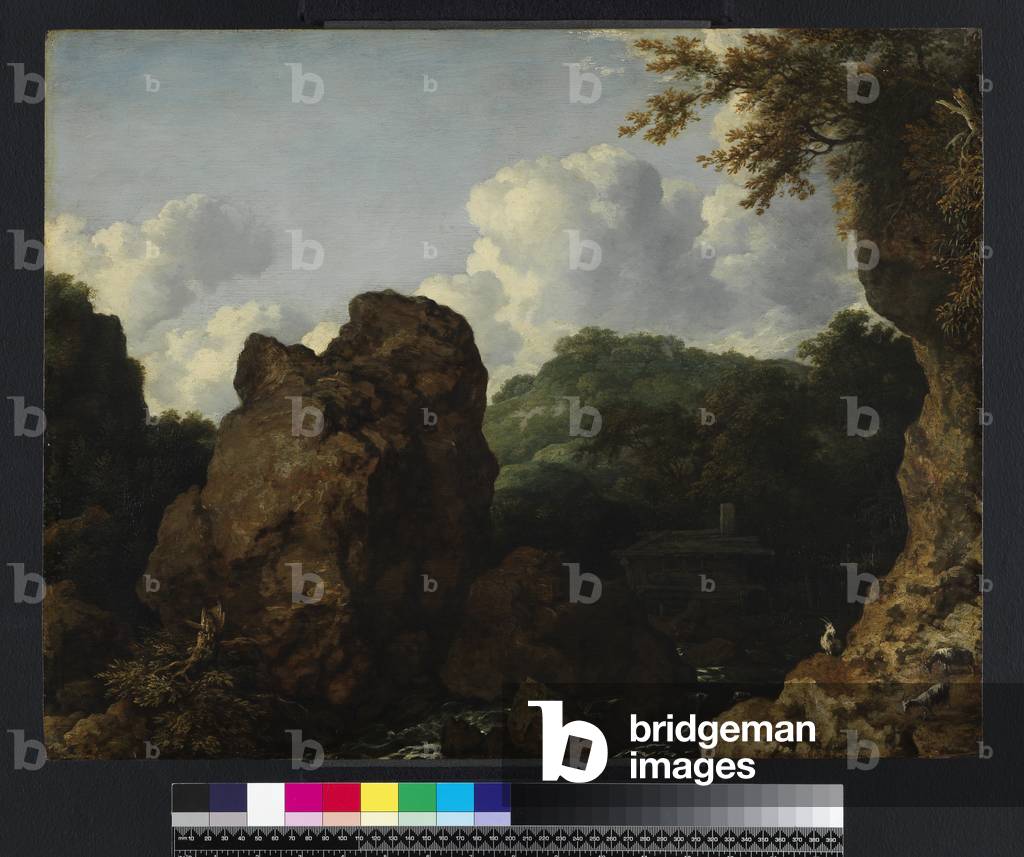 Norwegian landscape, 1656 (oil on panel)