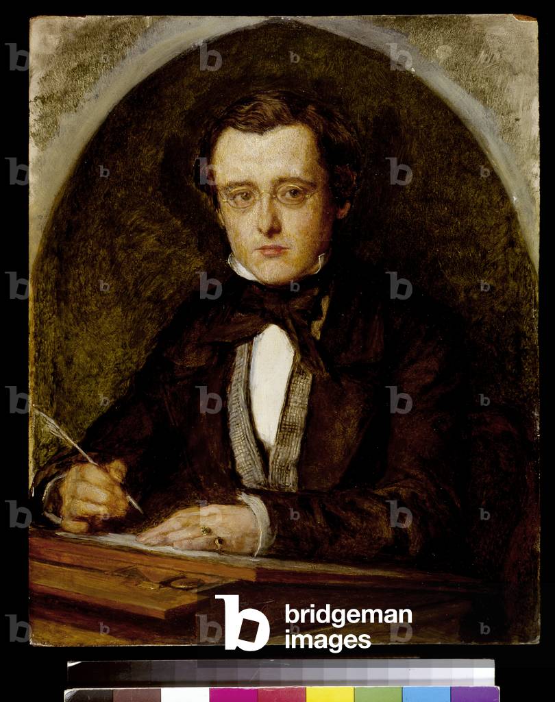 Portrait of Wilkie Collins (1824-89) 1853 (oil on canvas)
