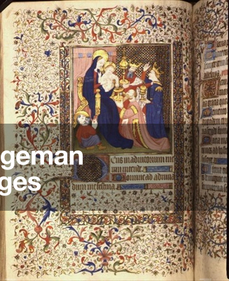 Ms 60 f.75v Adoration of the Magi from a French Book of Hours, 15th century