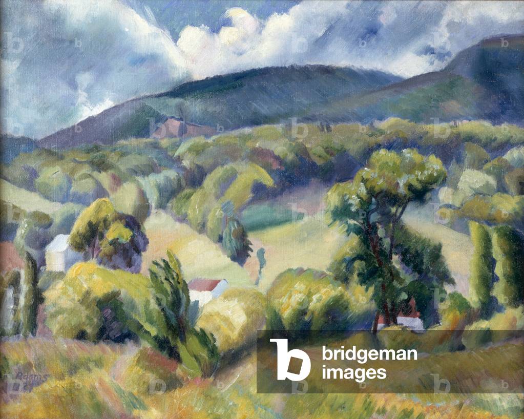 Landscape, 1921 (oil on canvas)