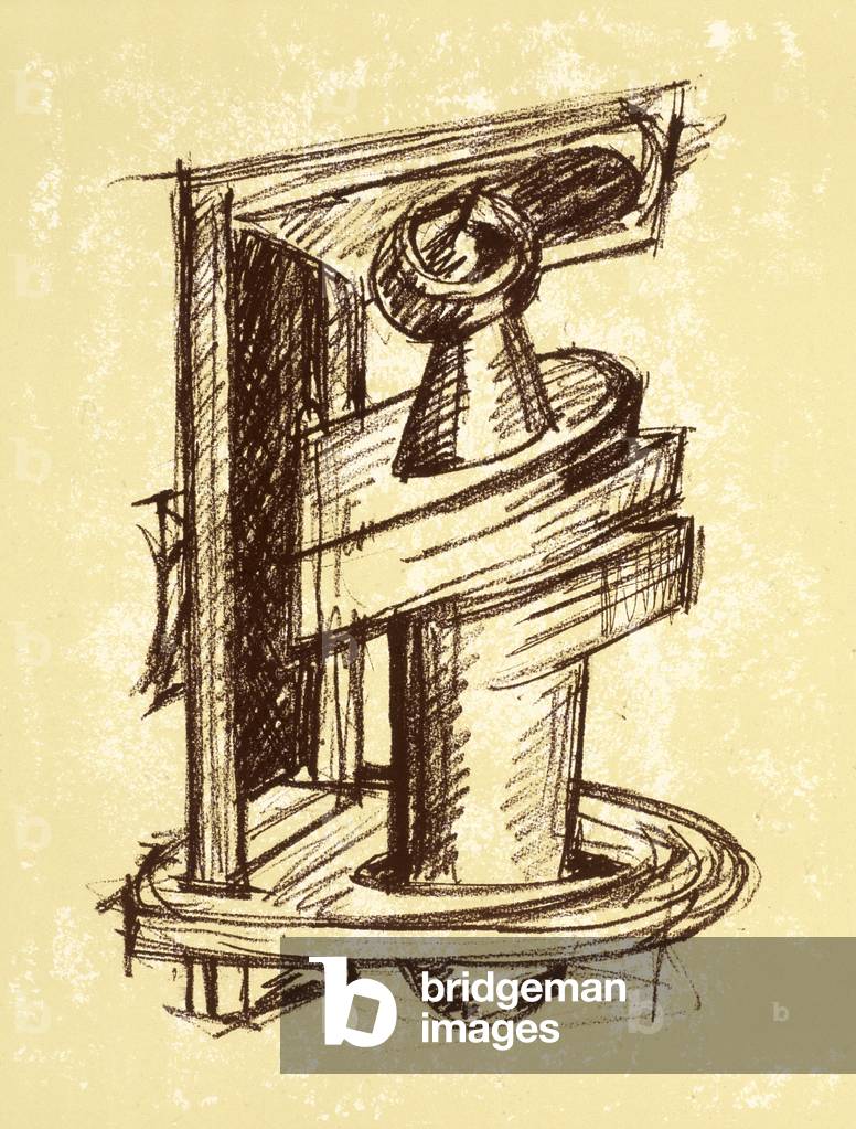 Study for Sculpture, 1969 (litho)