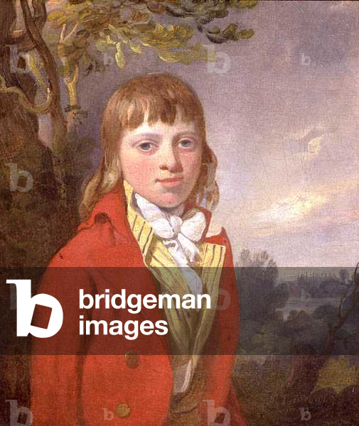 'Leaving Portrait' of John Vernon of Wherstead Hall, with Eton College Chapel in the Background, 1793 (oil on canvas)