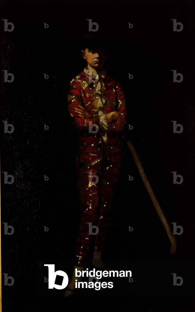The Artist's Daughter, Nancy, as Pierrot (oil on canvas)