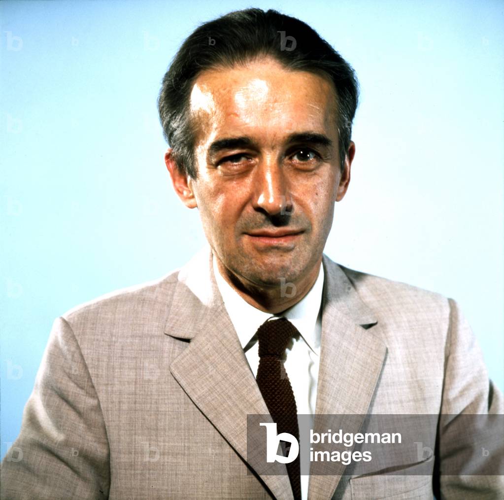 MALCOLM, George-portrait in 1967 by D Farrell English pianist, harpsichordist and conductor b