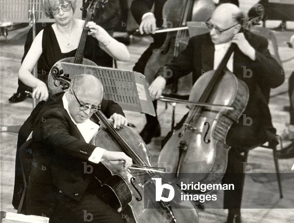 Mstislav (Mistislav) Rostropovich - Russian cellist, pianist and conductor