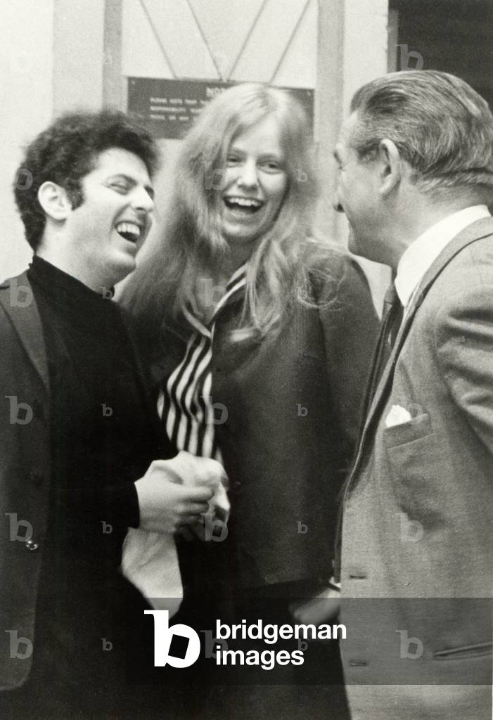 DU PRÉ, Jacqueline & Daniel BARENBOIM with William Pleeth ( Du Pre's cello teacher) laughing c