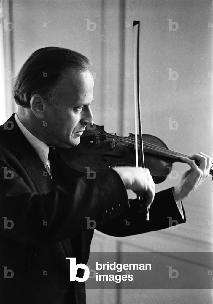 Yehudi Menuhin (22 April 1916 - 12 March 1999), American born violinist