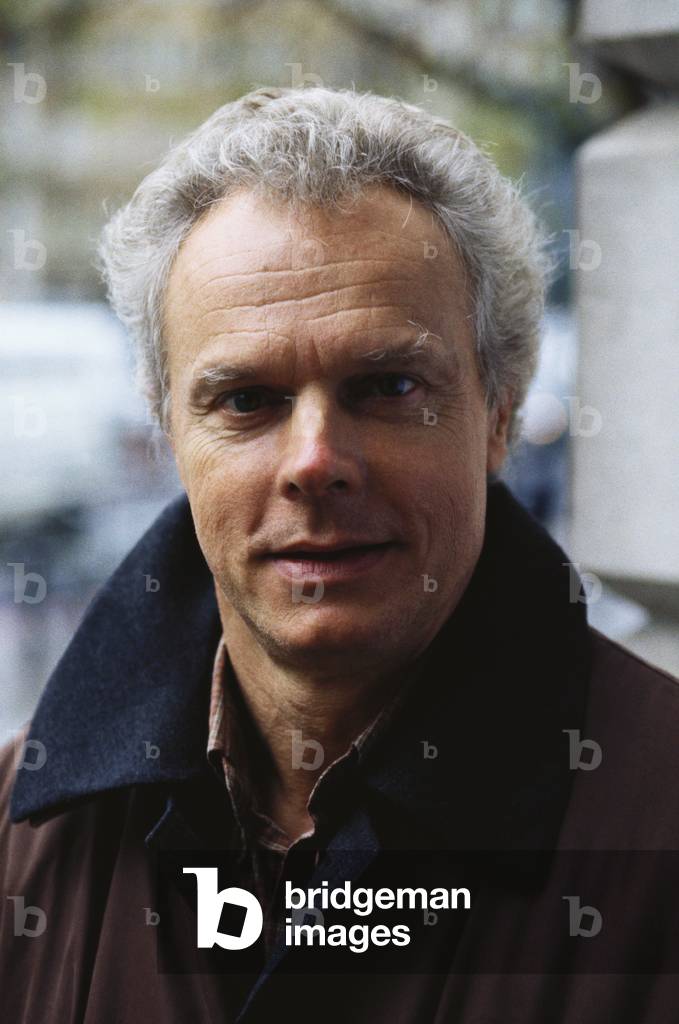 Jan - Pascal Tortelier - portrait of French conductor and violinist outside Royal Academy of Music, London, November 2001
