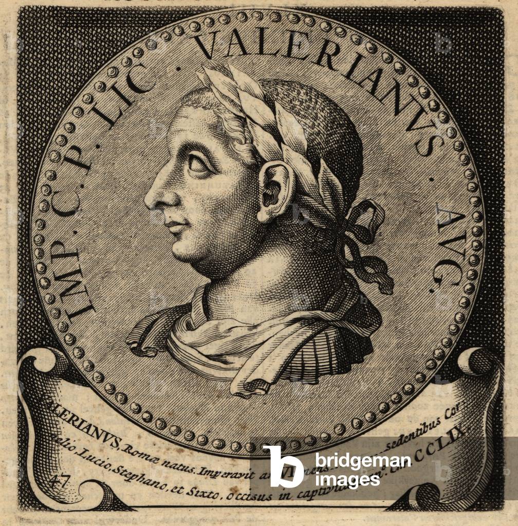 Portrait of Roman Emperor Valerian.