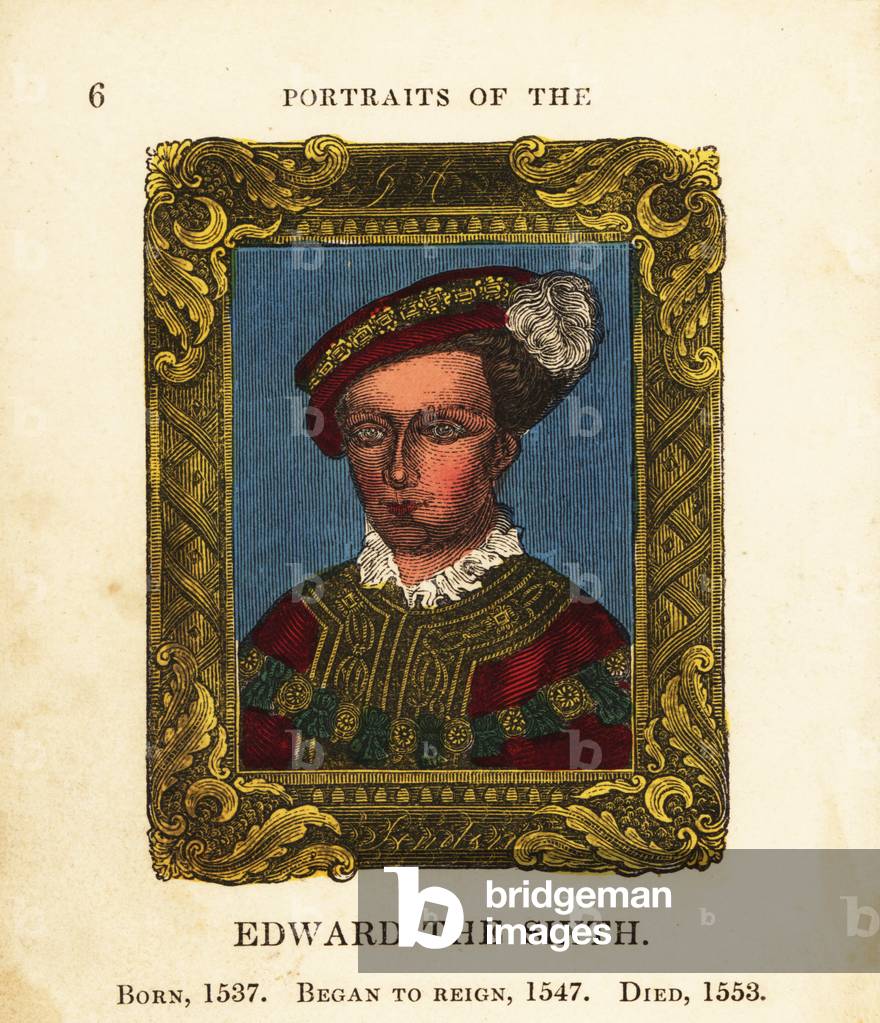 Portrait of King Edward VI of England (engraving)