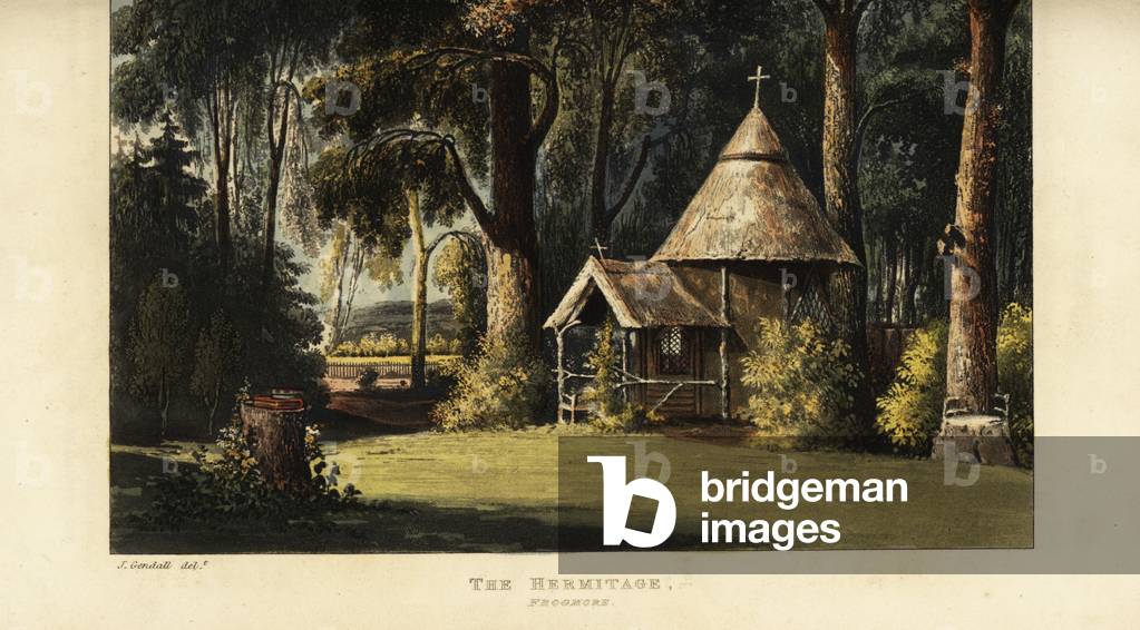 The Hermitage, Frogmore, Windsor, 1823 (engraving)