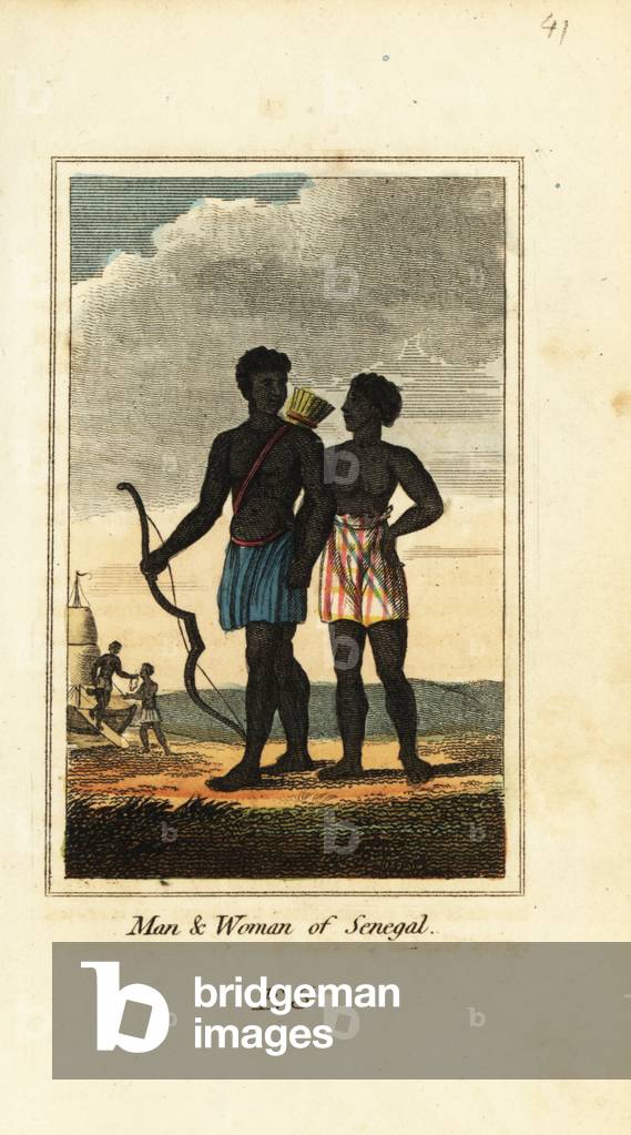 Man and woman of Senegal, 1818