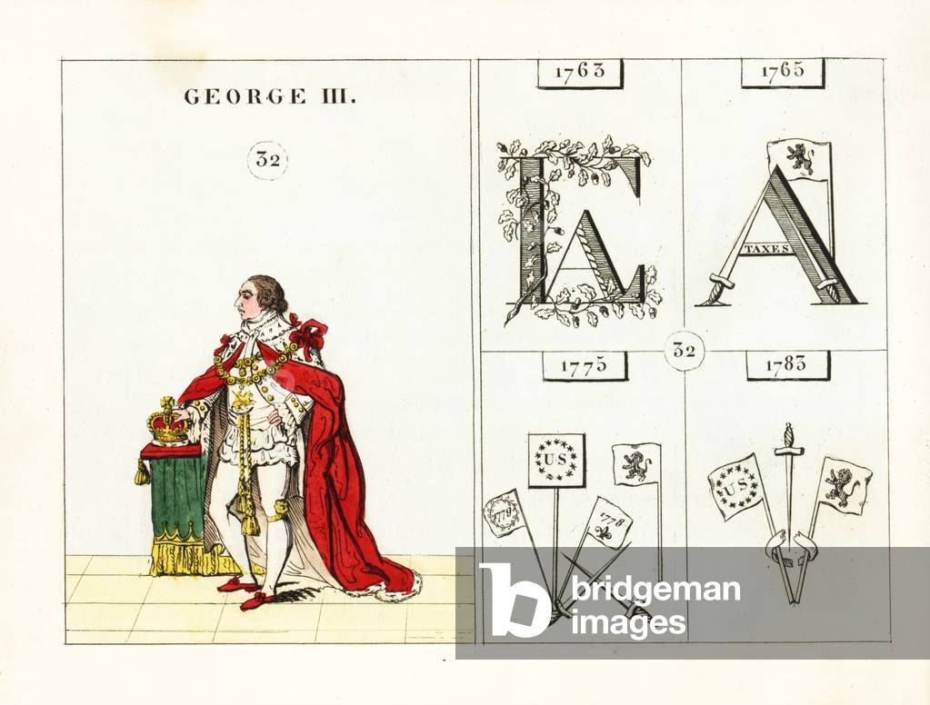 Portrait of King George III of England, the Mad King